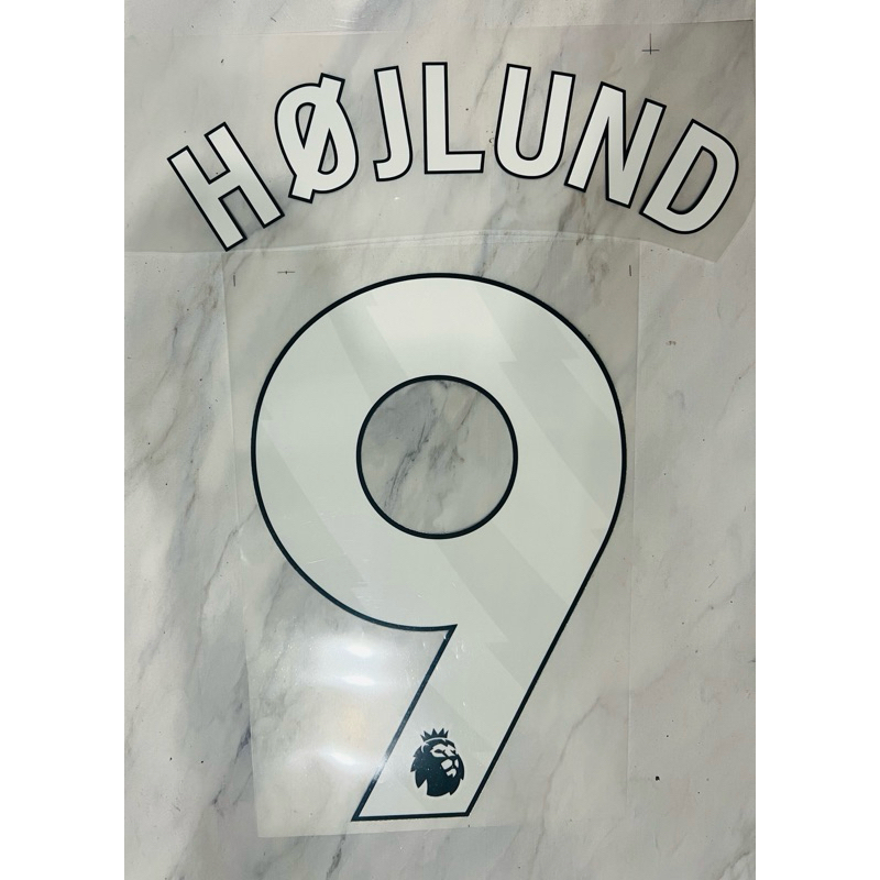 HOJLUND เบอร์ติดเสื้อ ติดเองได้ด้วยเตารีด NEW NEW NEW