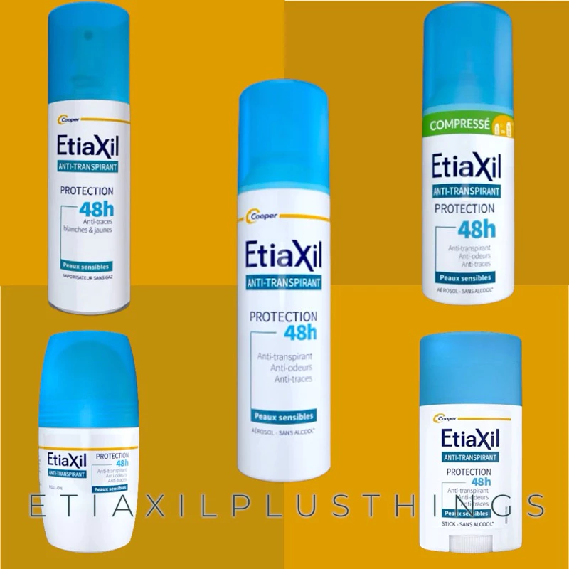 Etiaxil 🇫🇷 FRANCE Blue Antitranspirant 48h Roll on Spray stick โรลออนลดเหงื่อ ลดกลิ่น ใต้วงแขน