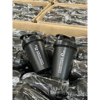 COUNTDOWN PLUS Protein Shaker แก้วเชคเวย์โปรตีน ชนิดหนา กระบอกเชค แก้วเขย่าเวย์ โปรตีน ขนาด 400ml.