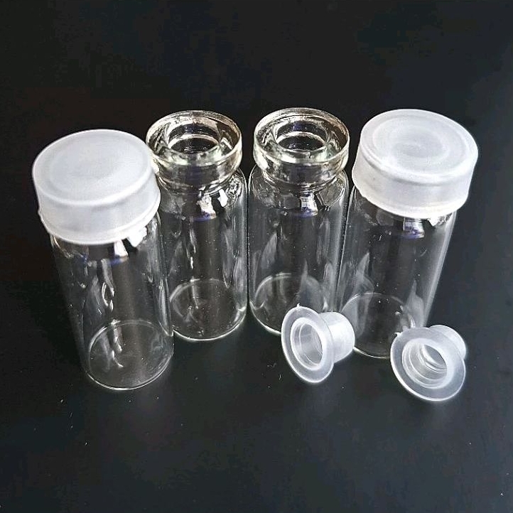 ขวดแก้ว ฝาพลาสติก 50 ชิ้น ขนาด 2 ml.