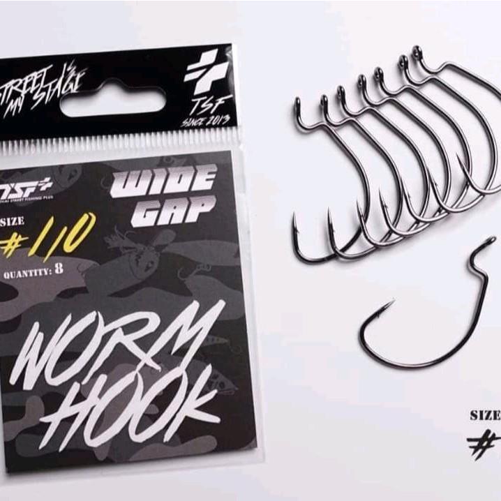 A07 TSF+ เบ็ดหนอน WORM HOOK เบ็ดท้องกว้าง WIDE GAP