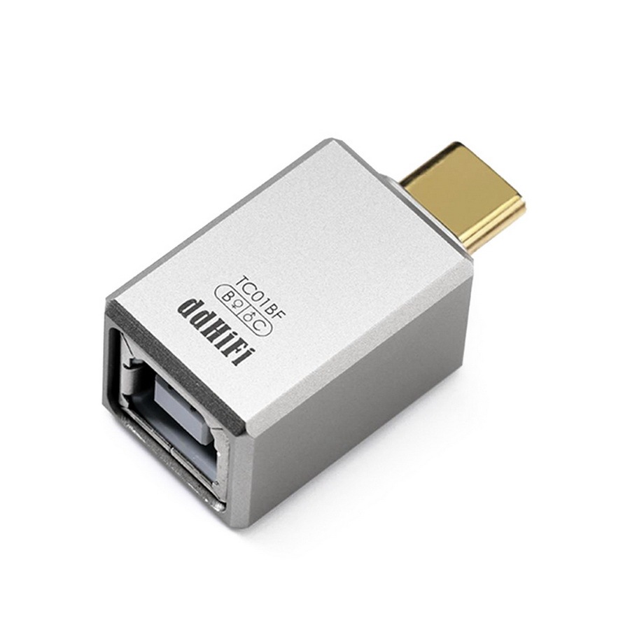 [-ประกันศูนย์ไทย-] DD TC01BF หัวแปลง USB TypeB เป็น USB TypeC สำหรับเครื่องเสียง