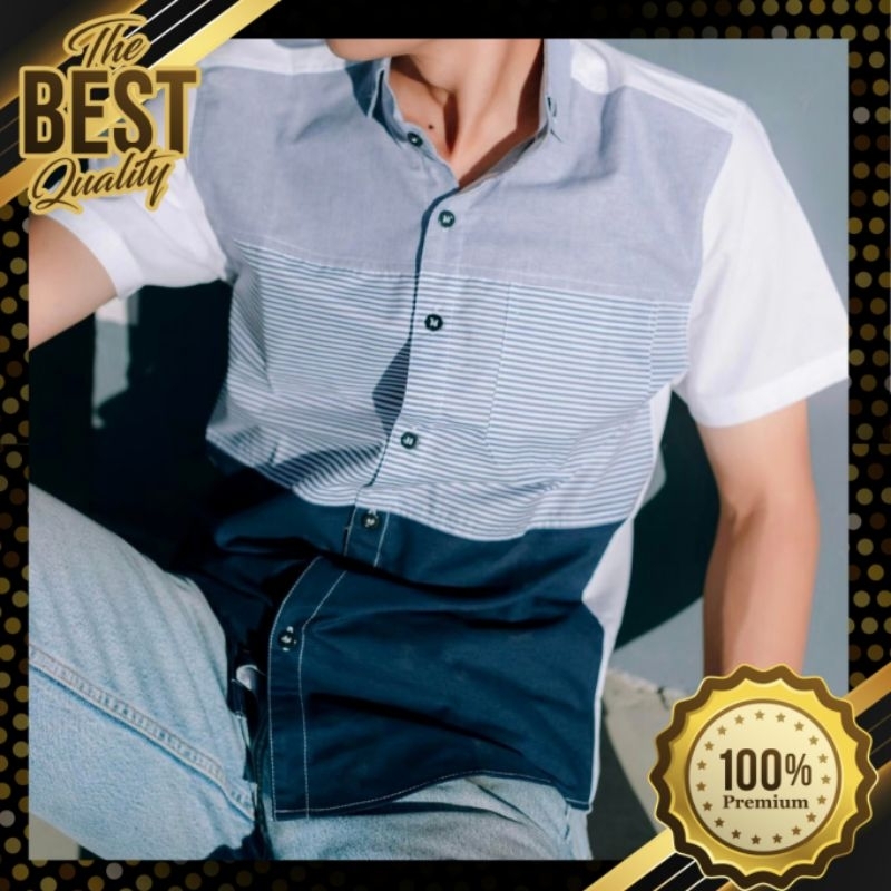 รหัส C003 เสื้อเชิ้ตแขนสั้นคุณภาพคุ้มราคา ใส่งานแต่ง ใส่เที่ยว ใส่ทำงาน ใส่งานมงคล ราคาถูก