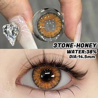 {COD}-คอนแทคเลนส์สีฟ้า Eyeshare 3Tone ขนาด 14.5 มม. คอนแทคเลนส์สีสำหรับดวงตาโต ใช้งานได้ 1 ปี จัดส่งฟรี