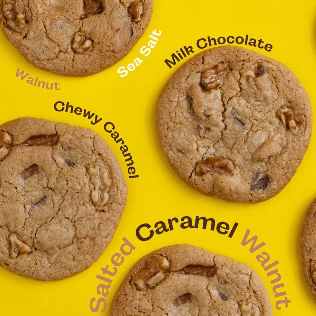 Mick's Soft Cookies - Salted Caramel Walnut คุกกี้นิ่ม ซอฟคุกกี้ แมคคาเดเมีย Soft Cookie Macadamia