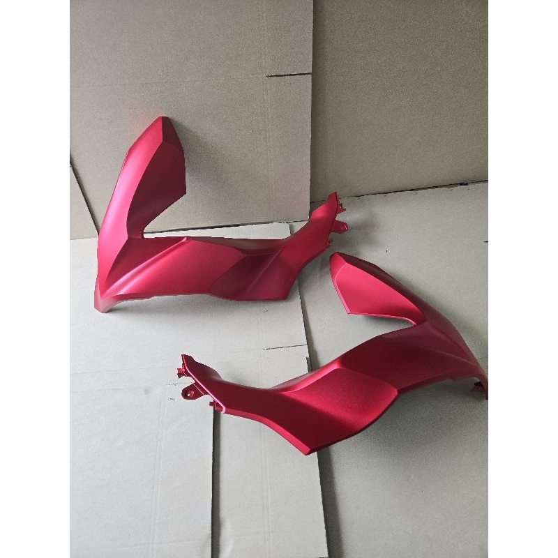 บังลมหน้า ซ้ายขวา pcx160 ปี 2021 สีแดงด้าน รหัสสี 397 (2ชิ้น) - รูปที่ 3