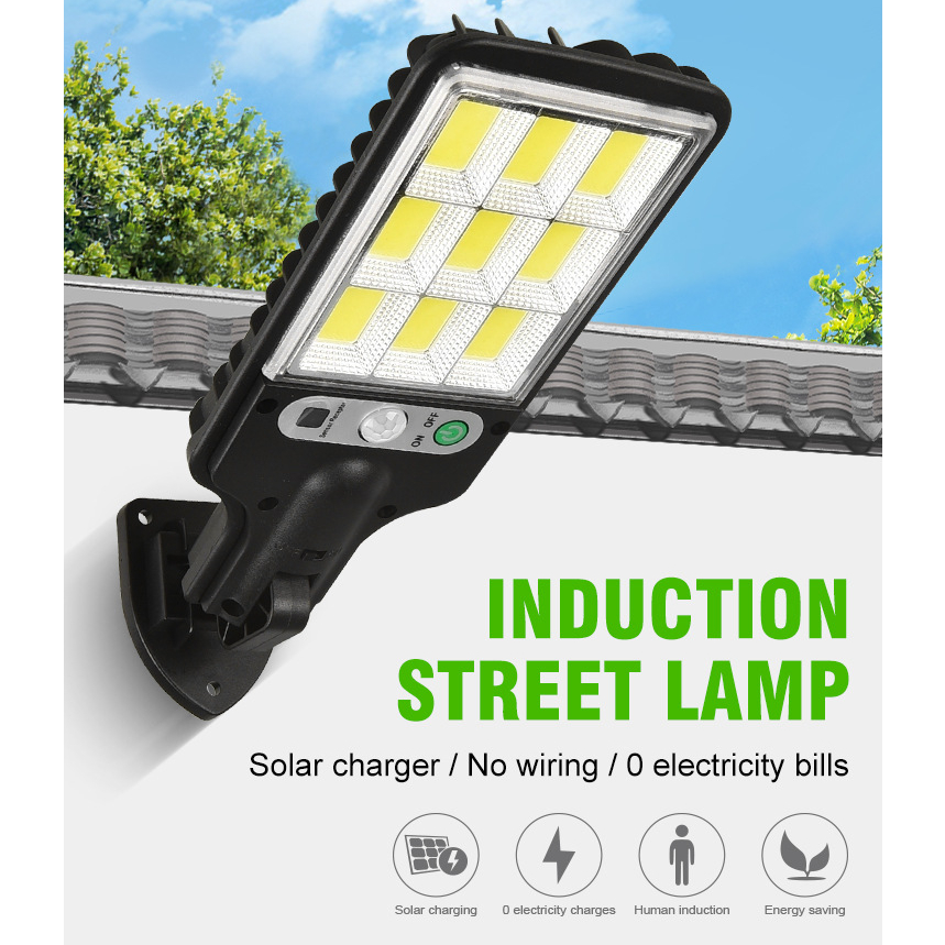 ไฟถนนรีโมทคอนโทรล8000W+รีโมท ไฟถนนโซล่าเซลล์ ไฟถนน โคมไฟติดผนัง Solar Light ไฟสปอตไลท์ ไฟสวน โคมไฟถนน ไฟโซล่าเซ