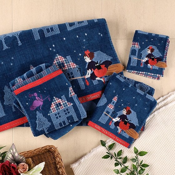 ผ้าขนหนู ขนนุ่ม Ghibli Kiki delivery service สินค้าญี่ปุ่น