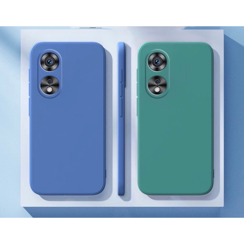 เคส กำมะหยี่ พลาสเทล สำหรับ OPPO A18 A38 A78 A58 A60 A56 A55 A93 A59 A79 A17 A17K  ซิลิโคน นิ่ม กันกระแทก สีพื้น