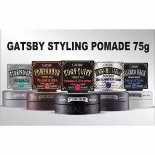 Gatsby Styling Pomade แกสบี้ สไตล์ลิ่ง โพเมด ผลิตภัณฑ์จัดแต่งทรงผม 75 กรัมมีเรทส่ง