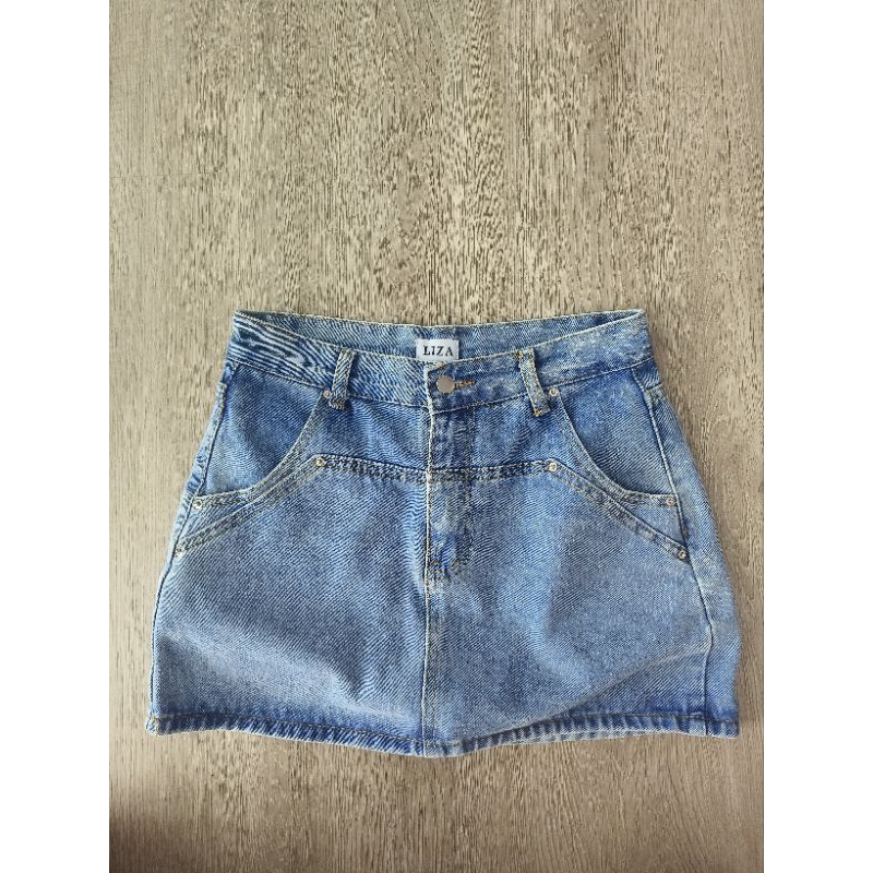 กระโปรงยีนส์สั้น LIZA STUDIO มือ 2