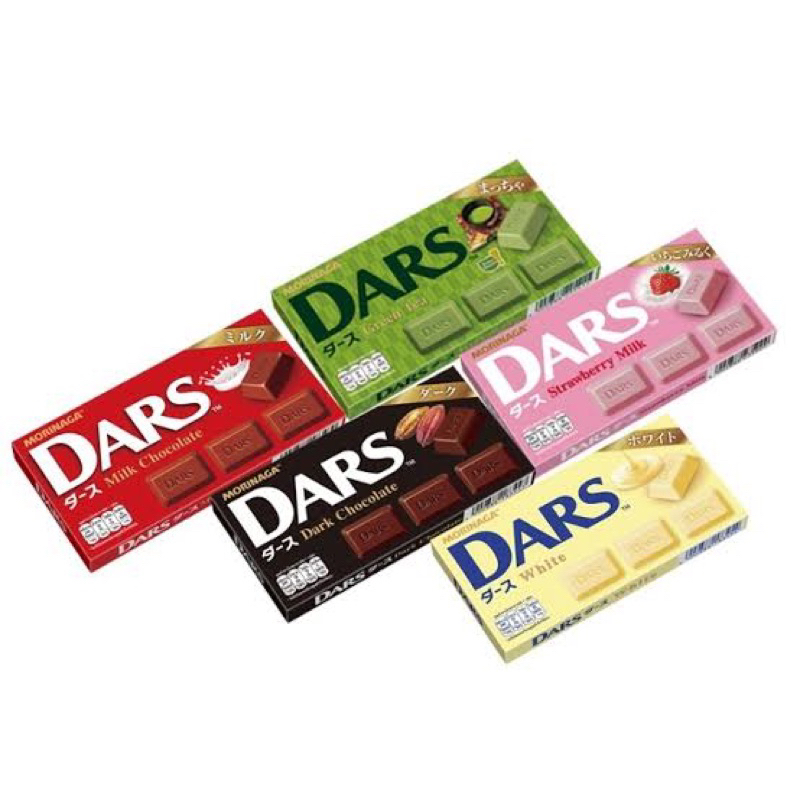 Dars chocolate 🇯🇵 นำเข้าจากญี่ปุ่น ไวท์ช็อกโกแลต มัทฉะ  ดาร์ก มิลค์ช็อกโกแลต fl