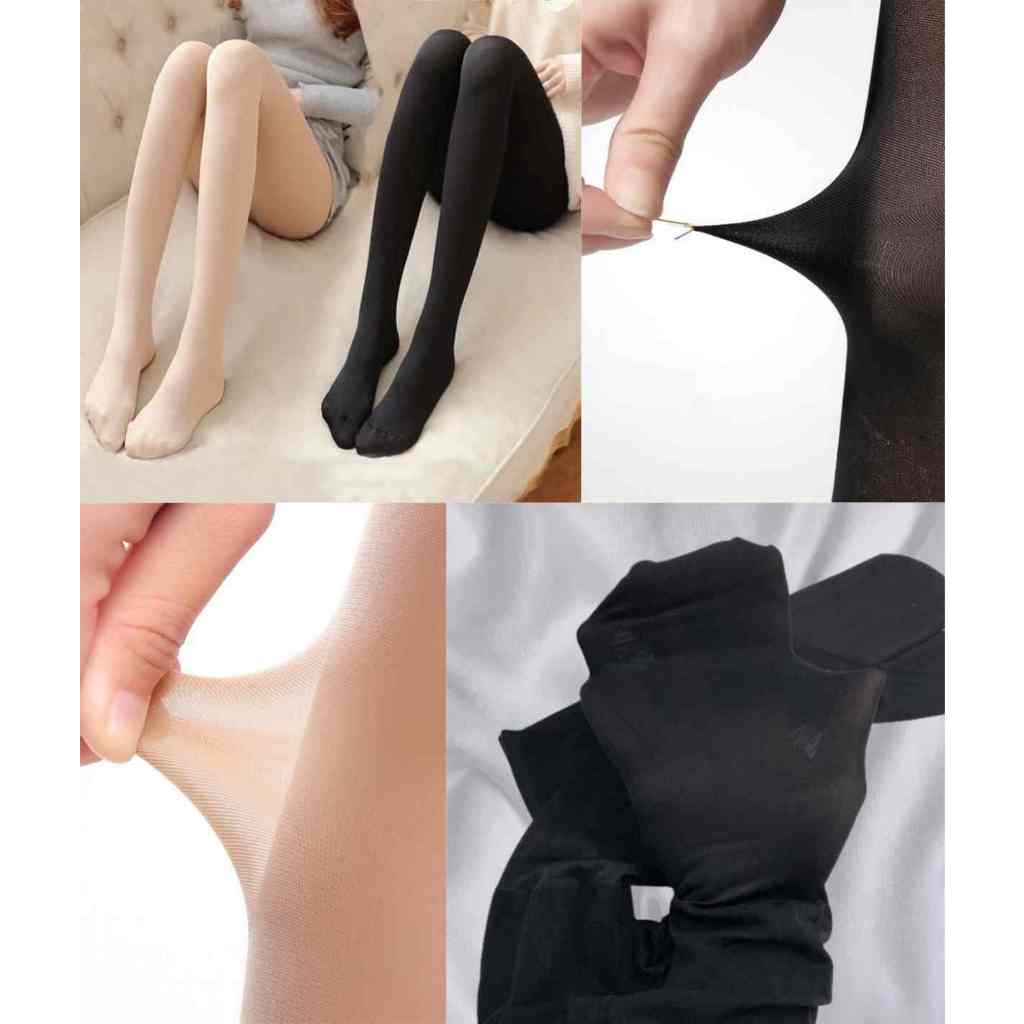 ถุงน่อง 80D เลกกิ้ง ขาเรียว เนื้อเนียน สีดำ/เนื้อ สวมถึงเอว แซบๆ แอร์โฮสเตส 01SW-HSWXL เสื้อผ้า ผู้หญิง