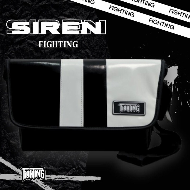 [FIGHTING] SIREN กระเป๋าผ้าใบ Handmade แม่เหล็ก 12 ”