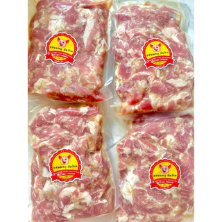 แหนมสันคอหมู 1000กรัม220บาท เท่านั้น ✅🐷รสชาติดี สดใหม่ทุกวัน ราคาถูกที่สุด