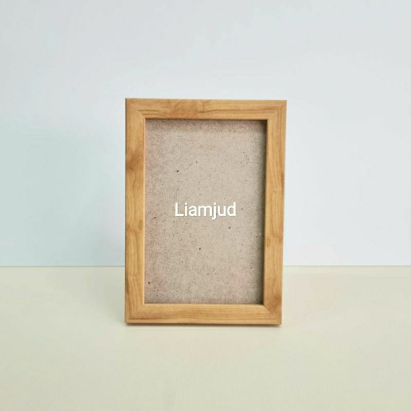 กรอบรูป 3x3 3x4 4x6 5x7 6x8 6x9 และ A5 สี Pine (สีไม้สน) ตั้งและแขวน พร้อมกระจก