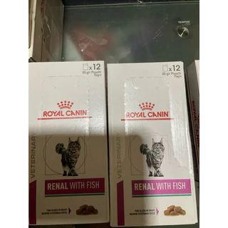 🔥🔥Sale!! Royal Canin Cat Renal pouch Renal With Fish 85g x 12 ซอง
