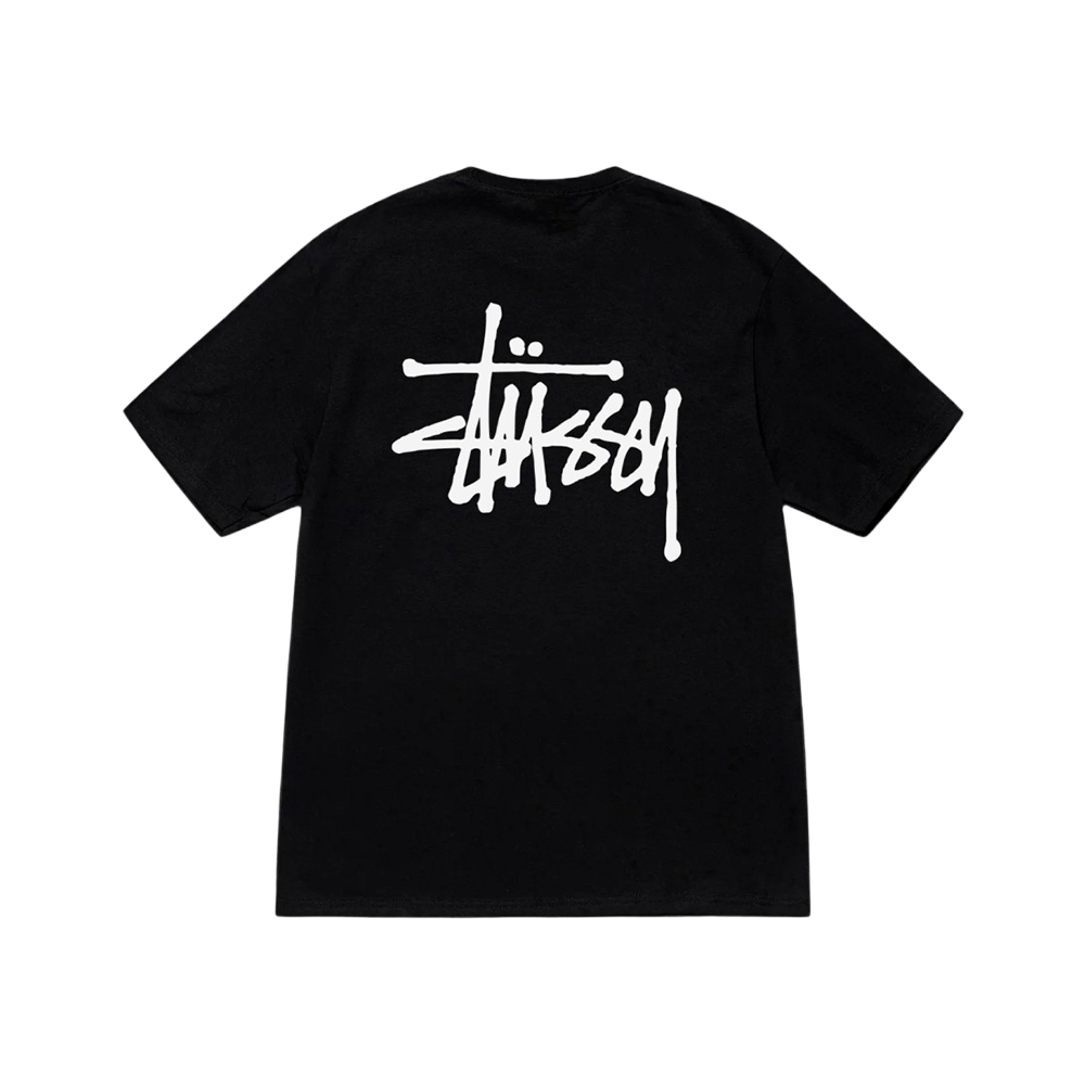 Stussy Basic Stussy T-Shirt 2024 US (Black, White, Navy, Fog, Ocean, Berry, Curry, Pacific)