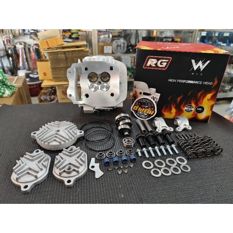 ฝา4v RG ใส่w125ทุกรุ่นปี2020ลงมา งานตัวใหม่ล่าสุด อุปกรณ์ครบ สินค้าคุณภาพ แข็งแรงทนทาน