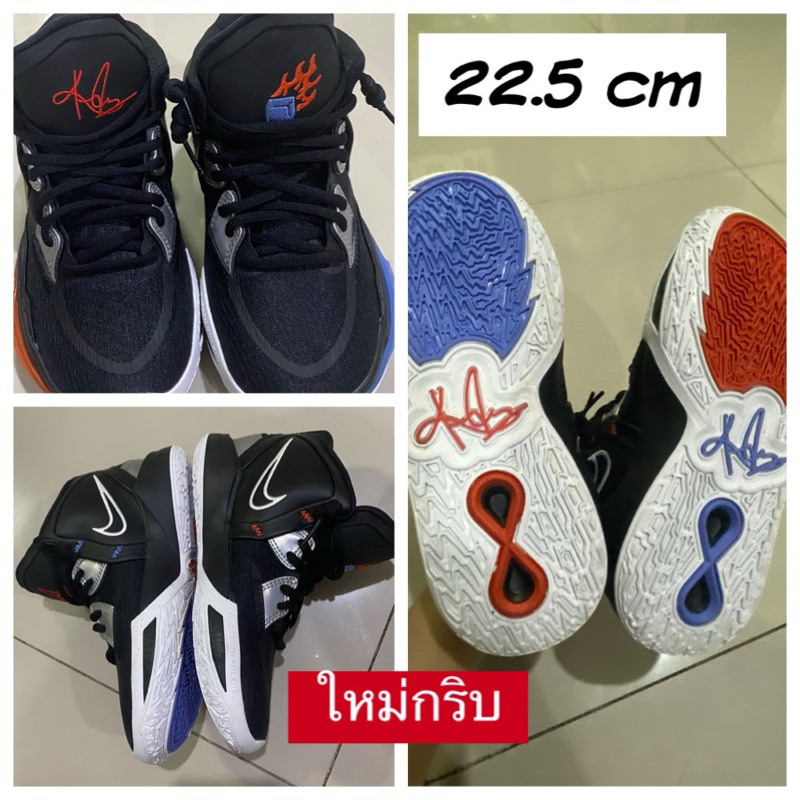 Nike Kyrie Infinity Fire Ice SlamDunk shoes Black White Multi size US 3.5Y