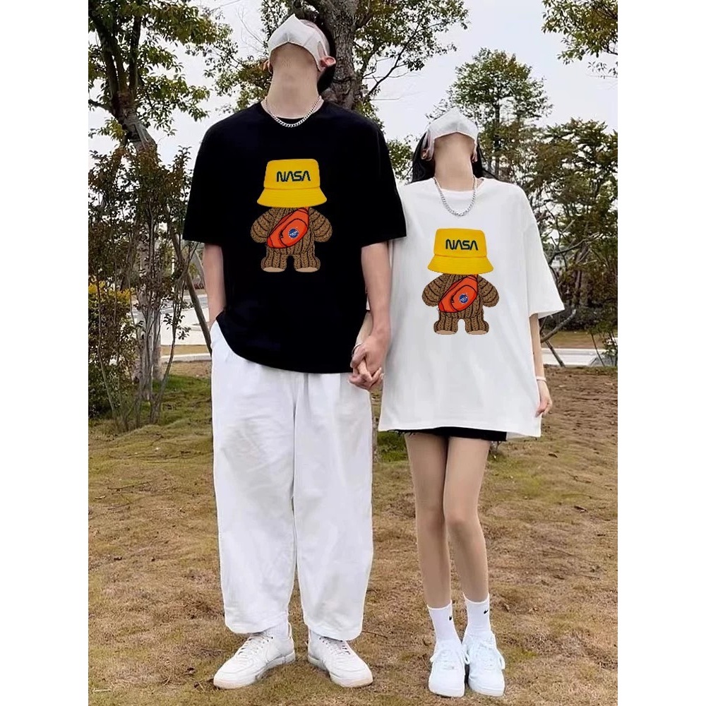 MKL พร้อมส่ง เสื้อยืดแขนสั้น  ผ้าฝ้าย ขนาดใหญ่ โอเวอร์ไซซ์ 10 สี แฟชั่นสไตล์เกาหลี ไซซ์ M-3Xl #C014