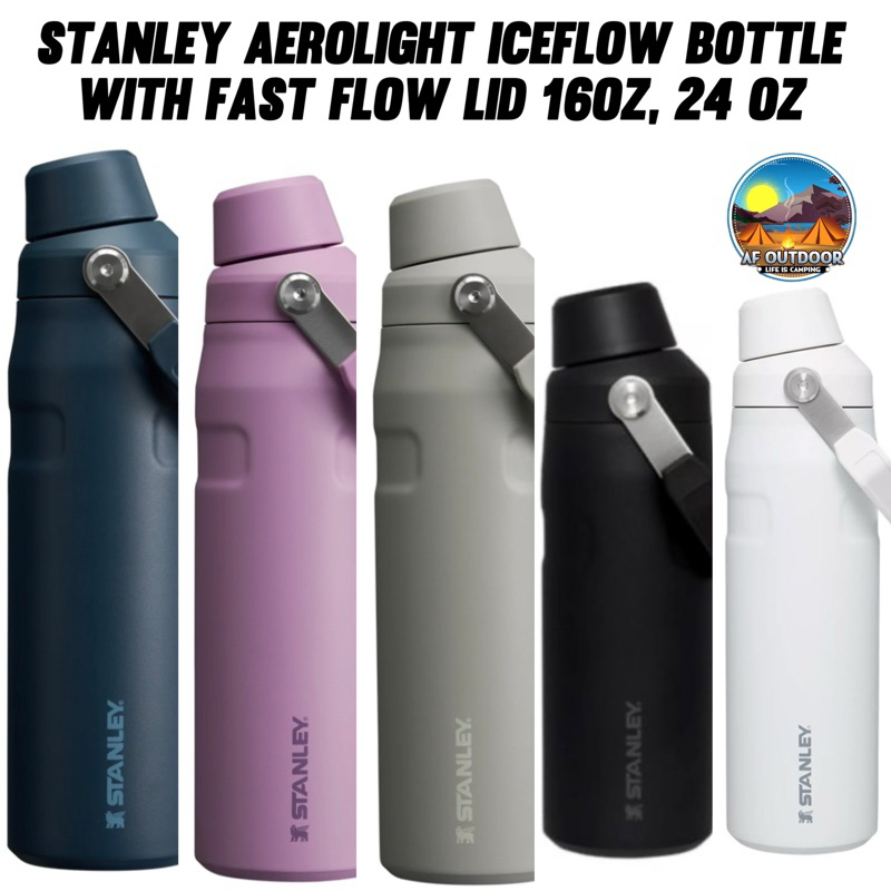 +พร้อมส่ง ลิขสิทธิ์แท้+ Stanley Aerolight Iceflow Bottle with Fast Flow Lid 16oz, 24 oz