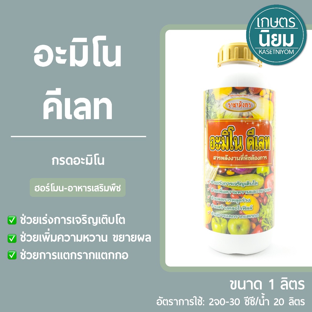 อะมิโน คีเลท (กรดอะมิโนที่พืชต้องการ) 1 ลิตร