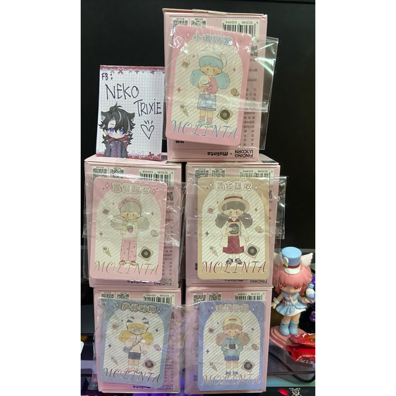แกะเช็คการ์ด Molinta Minor Holiday Series กล่องของเล่น Kawaii โมลินต้า กล่องตุ๊กตารุ่นสะสม ตามหา finding unicorn
