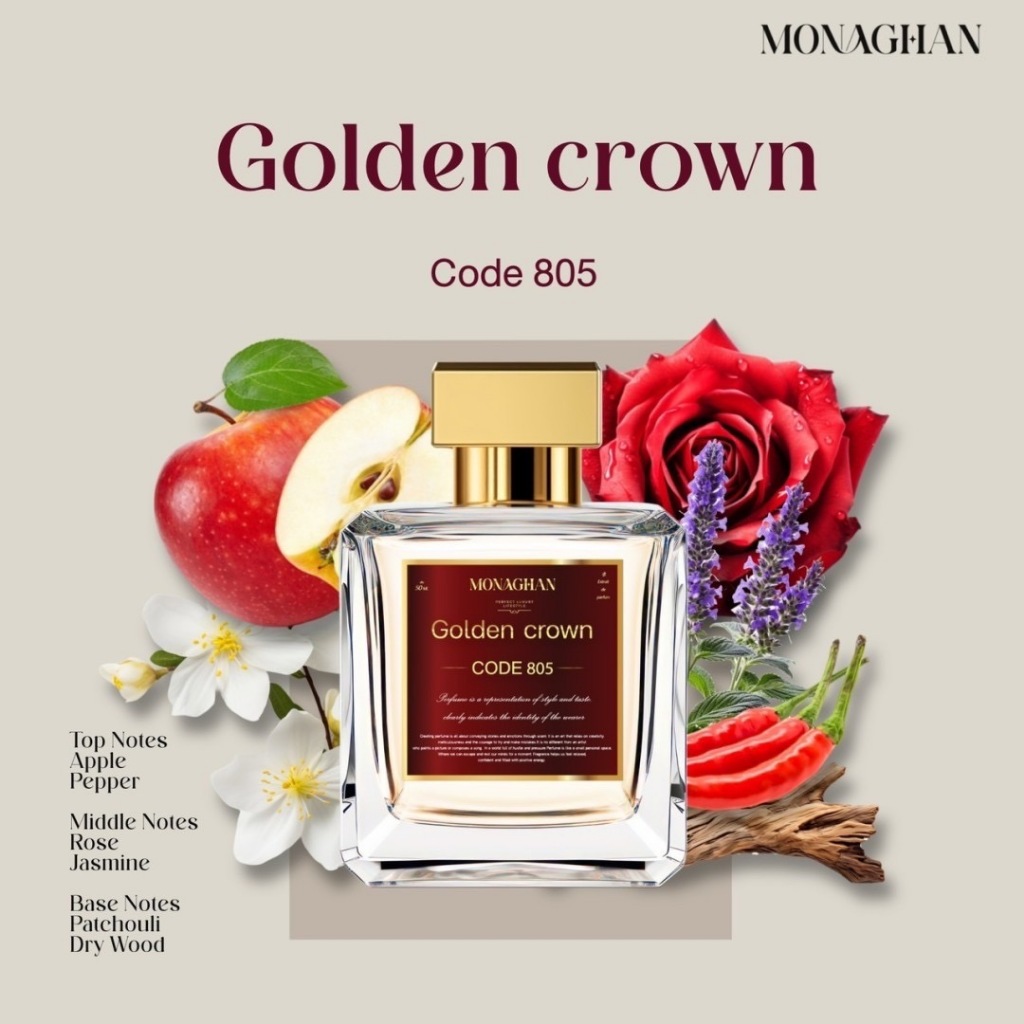 Golden crown Code 805 น้ำหอมกลิ่นหรูหรามาก กลิ่นผู้หญิงฉลาด ทำงานเก่ง ดูแลตัวเองได้ดี หอมสุดๆๆๆ รีวิวเยอะ