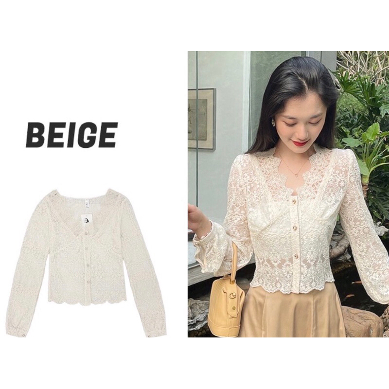 เสื้อลูกไม้งานสวยใส่สบายผ้านิ่มมาก