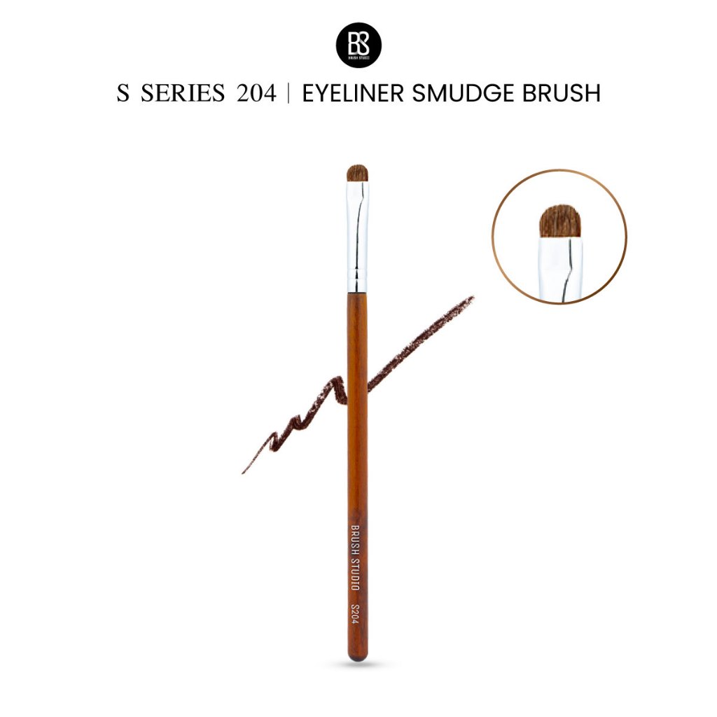 BRUSH STUDIO S series 204 Eyeliner Smudge Brush  แปรงไลน์เนอร์