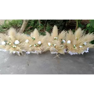 พุ่มดอกเลาตกแต่งตั้งพื้น 99 บาท - Flowers ฐานนวมดอกกว้าง35-40ซมสูง40ซม.