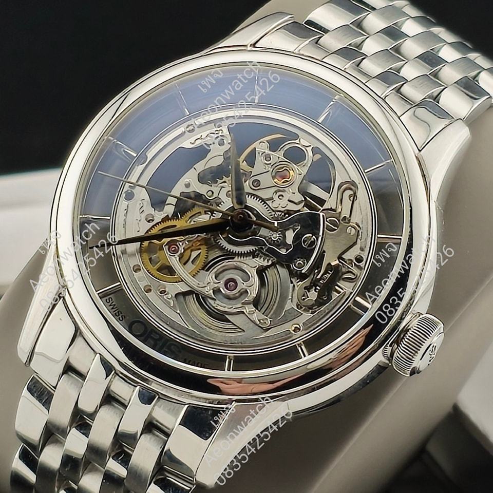 Oris Artelier translucent skeleton