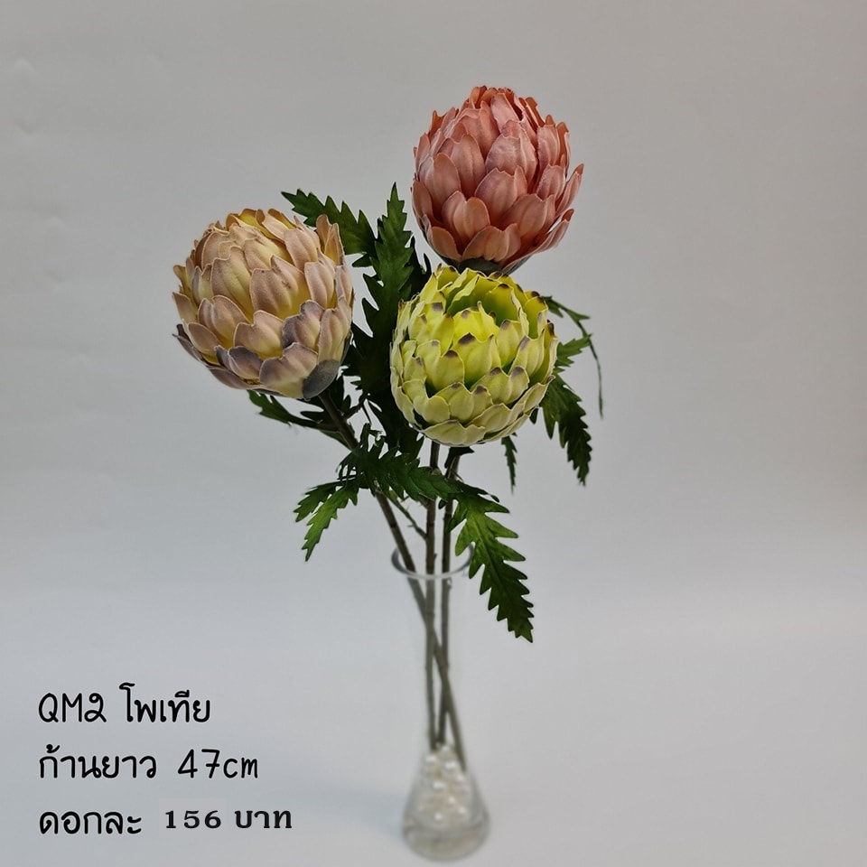 QM2 พร้อมส่งจากไทย ช่อโพเทียปลอม 47 ซม.