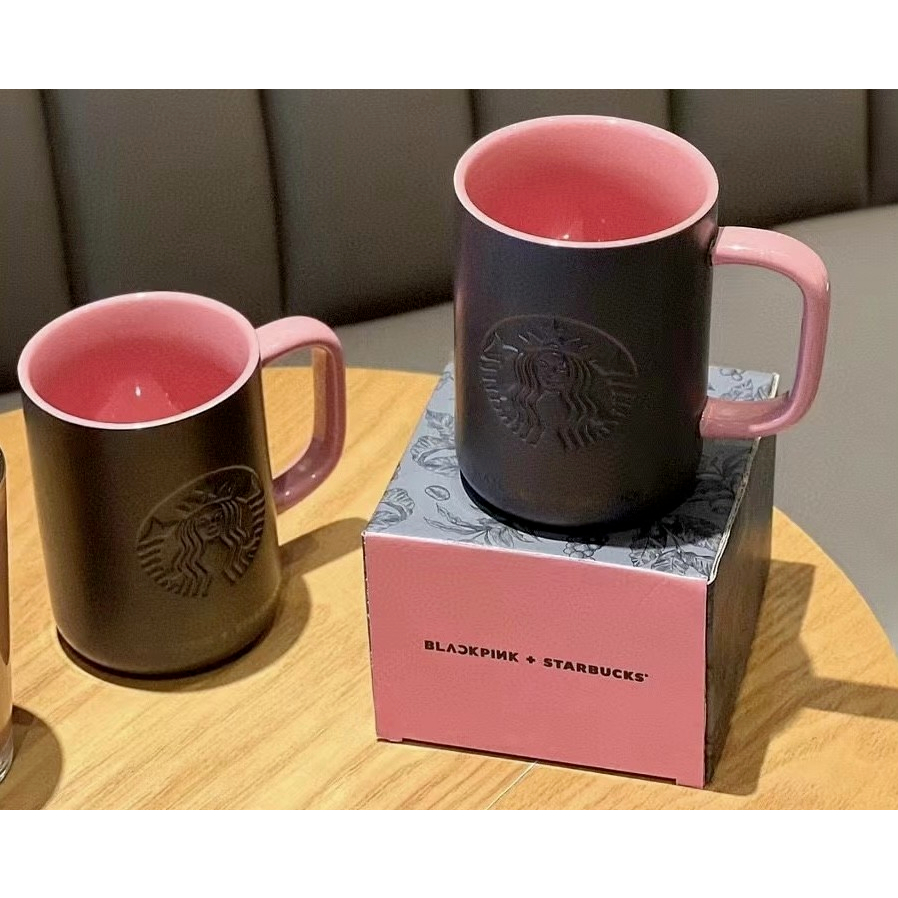 แก้วเซรามิกรุ่นใหม่ล่าสุดจากการร่วมมือระหว่าง Starbucks และ BLACKPINK