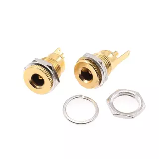 ปลั๊กDC 5.5มิลลิเมตร X 2.1มิลลิเมตร2.5มิลลิเมตร5A 30โวลต์สูงในปัจจุบัน DC