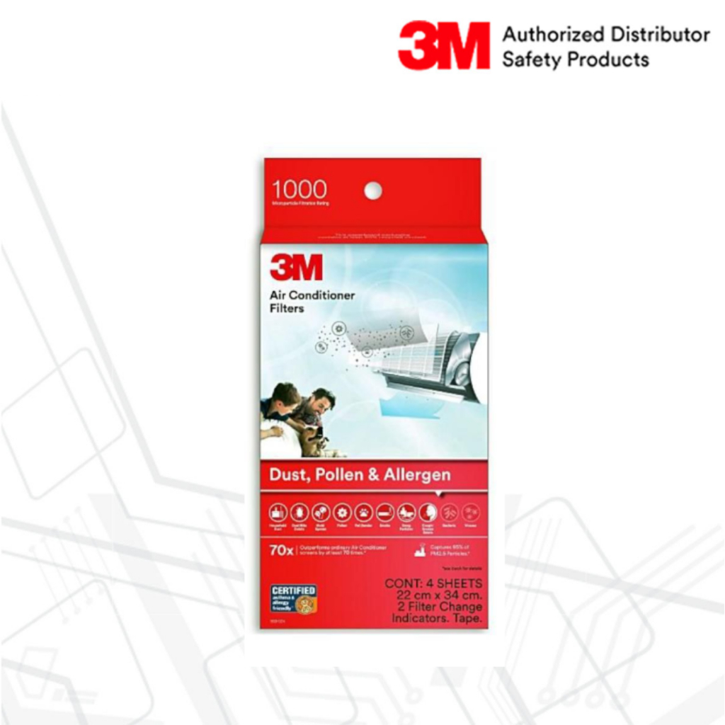 3M™ แผ่นดักฝุ่นFiltrete รุ่น 9808 22cmX34cm ชนิดแผ่นและชนิดม้วน