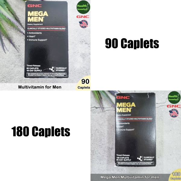 <GNC> Mega Men Multivitamin for Men Timed Release วิตามินรวม สำหรับผู้ชาย