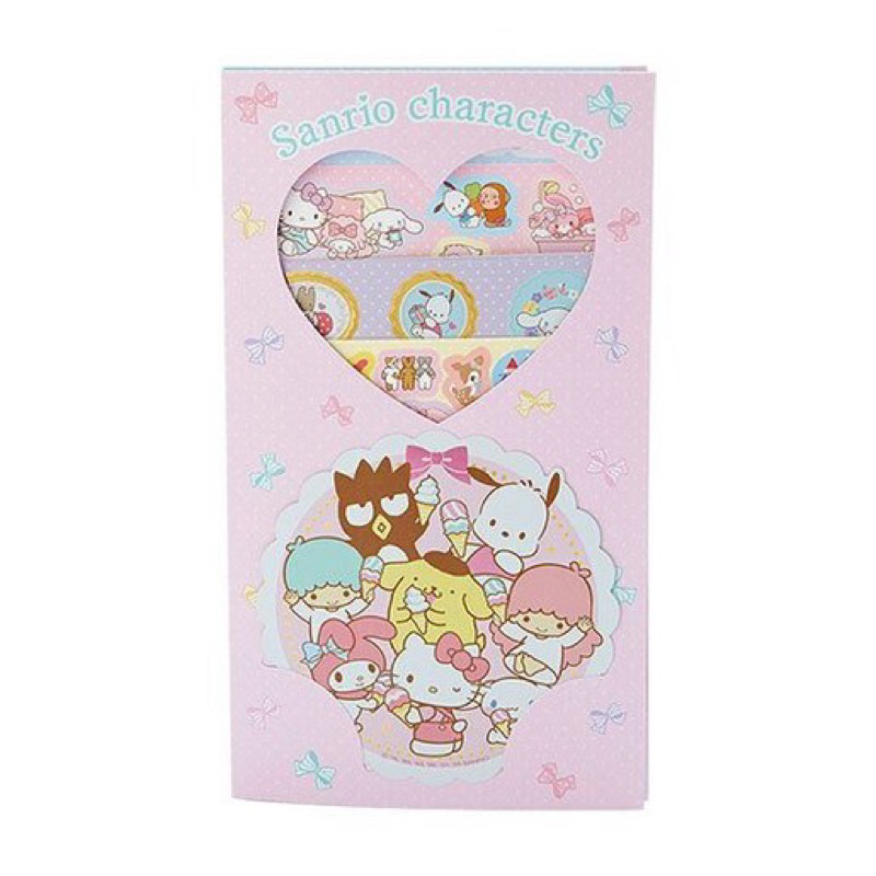 Sticker sanrio character ลายรวม จัด Set ใน folder