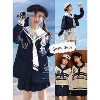 [พร้อมส่ง]Snbl x Disney กะลาสีเรือ เซ็ตเสื้อ กระโปรง Zootopi…