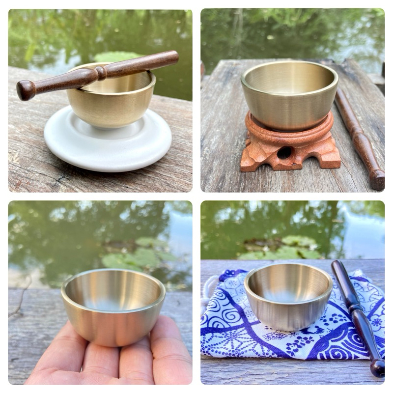 พรชีวิต : ระฆังญี่ปุ่นแท้ ระฆังเซน (おりん) กว้าง 6 cm Japanese Orin Singing Bowl