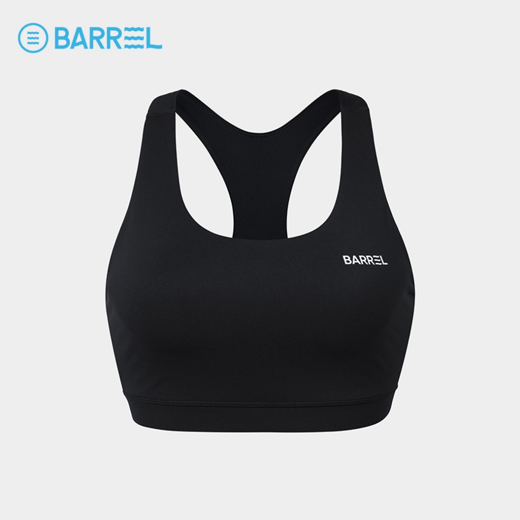 BARREL WOMEN ESSENTIAL BRA TOP BLACK – เสื้อกล้าม เสื้อครอป บรา-3WT006W_U4BKXX
