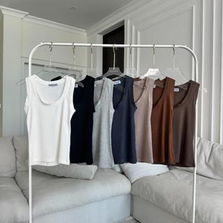 [ PROMTHPNG ]  PT011 เสื้อกล้าม basic top เนื้อผ้านิ่ม ยืดหย…