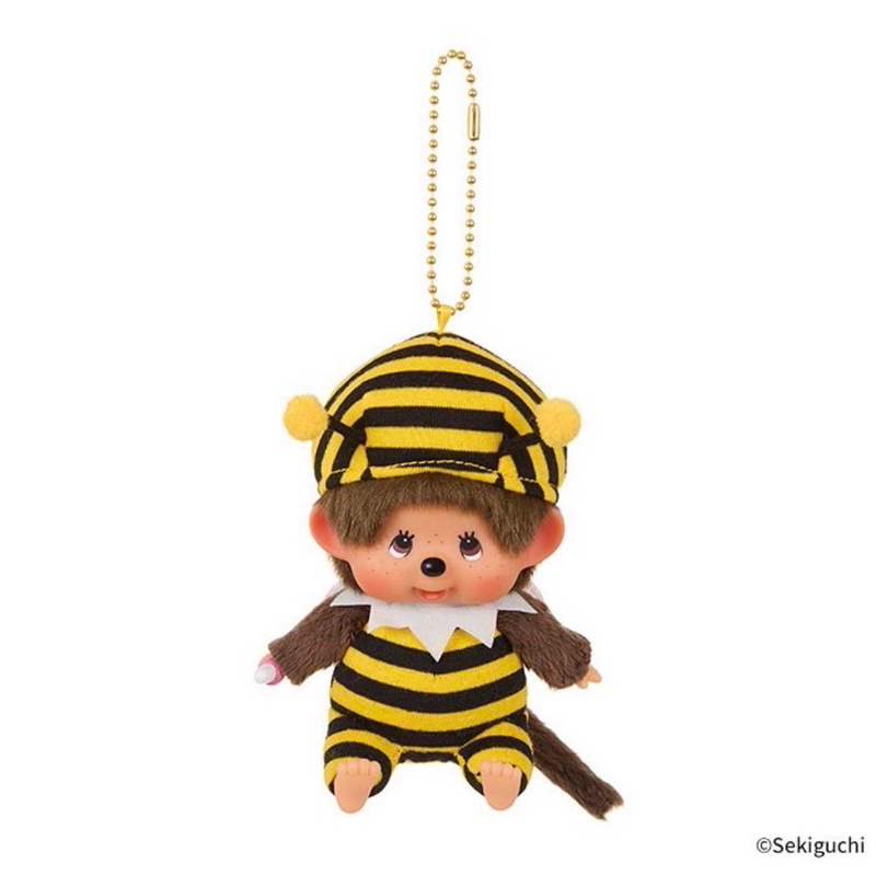 ม่อนชิชิพวงกุญแจ ม่อนชิชิพวงผึ้งน้อย ใหม่ % แท้ % พร้อมจัดส่ง MONCHHICHI HONEY BEE K/C