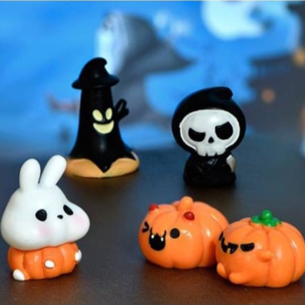 ฮาโลวีนน่ารักปุ๊กปิ๊ก V.2 (ราคา/1ชิ้น)ตุ๊กตาแต่งสวน จัดสวนถาด ไม้ดัด ไม้โขด ตกแต่งบ้าน พร็อพถ่ายรูป