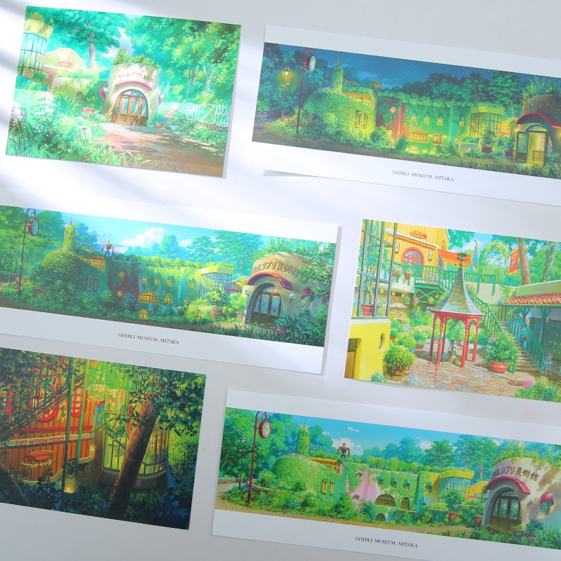 [พร้อมส่ง]✅โปสการ์ด Ghibli Museum limited real scene postcard ของแท้