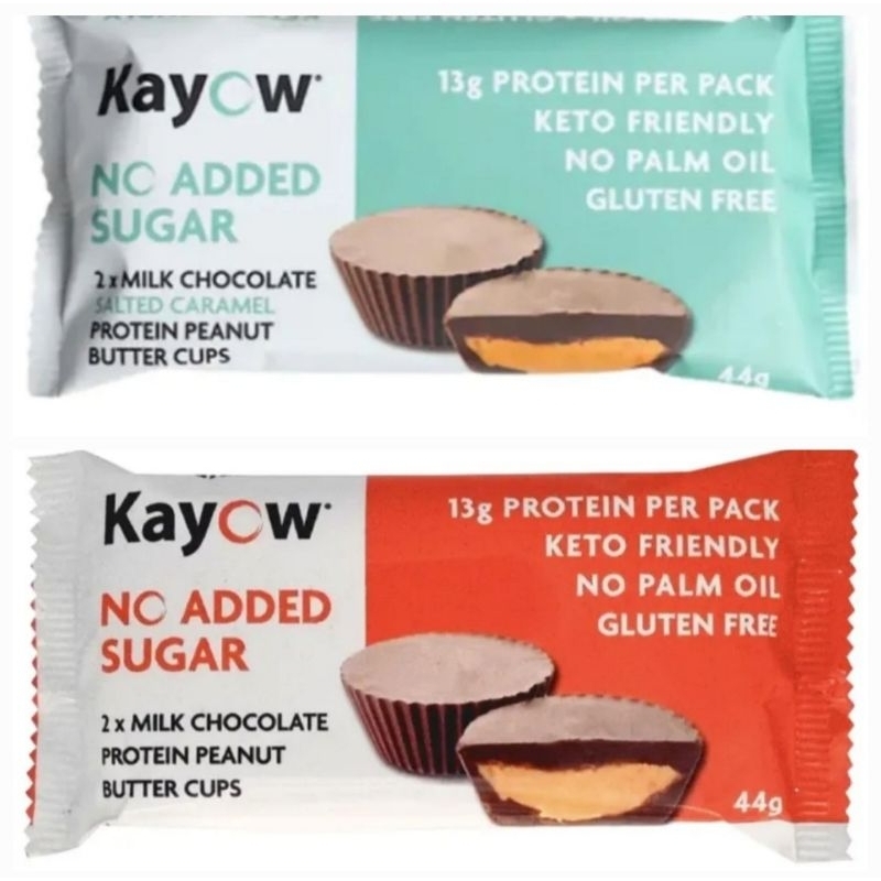 Kayow Chocolate Protein bar Keto friendly, no Added sugar โปรตีนบาร์ คีโต