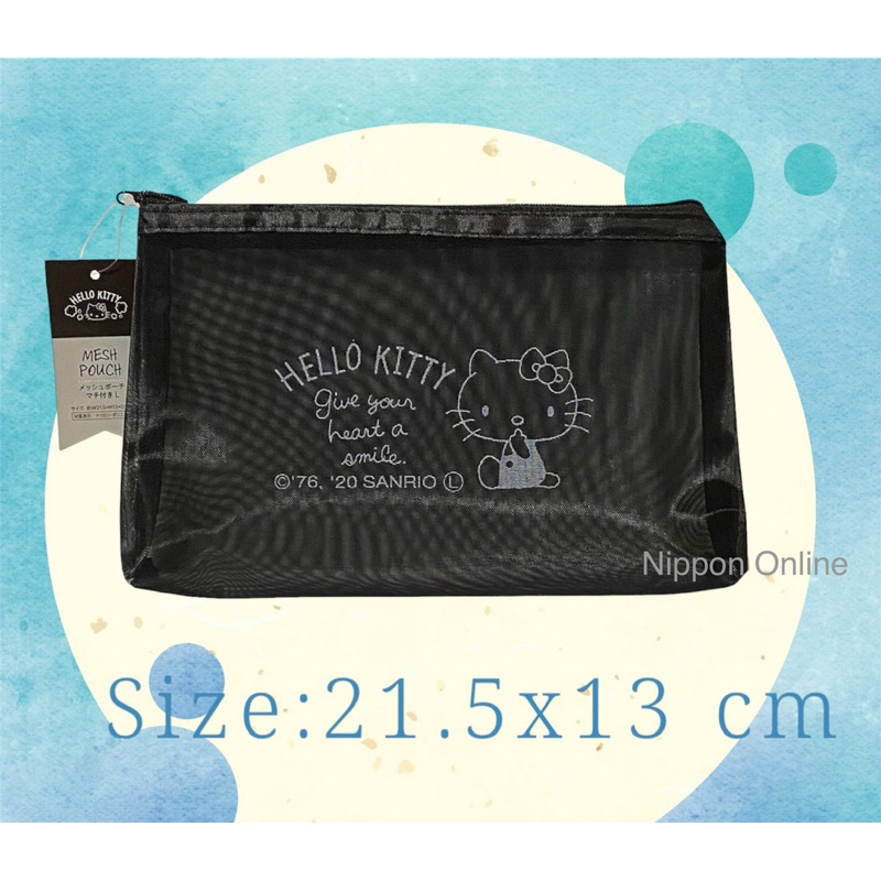 Mesh Pouch กระเป๋าลิขสิทธิ์จากญี่ปุ่นแท้ ใบค่อนข้างใหญ่