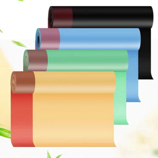 ถุงขยะ หูหิ้ว พลาสติก มีหูหิ้วไม่ต้องกลัวเลอะ สีดำ 1 แพ็ก 15 ใบ