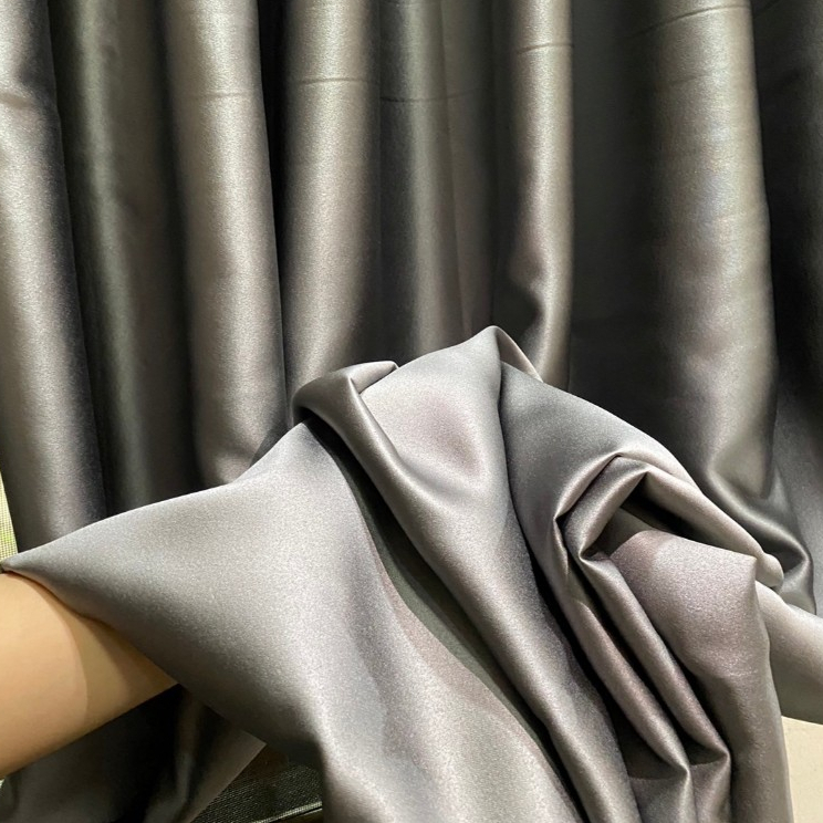 สีเทาอ่อนสำหรับกั้นห้อง ผ้าม่านสีน้ำตาล2.0เมตร ม่านสีเทาสีควัน3.0เมตร ผ้าม่านสีเทาเข้มพรีเมี่ยม - รูปที่ 3